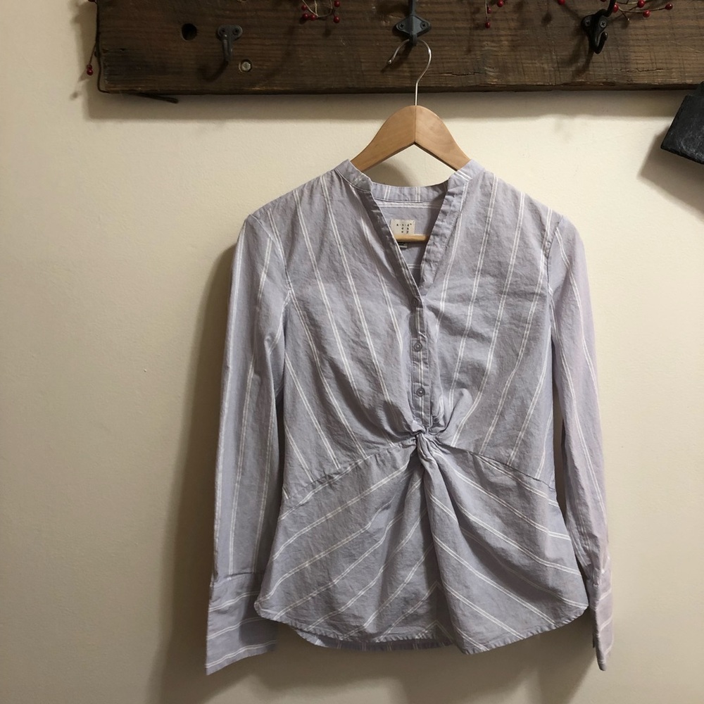 Light blue blouse